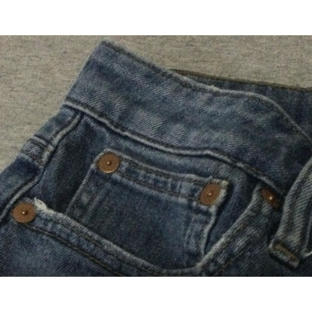 MADEWELL Wide jeans womens SZ 26 BLUE DENIM JEANS curvy slim wide leg - Picture 6 of 16